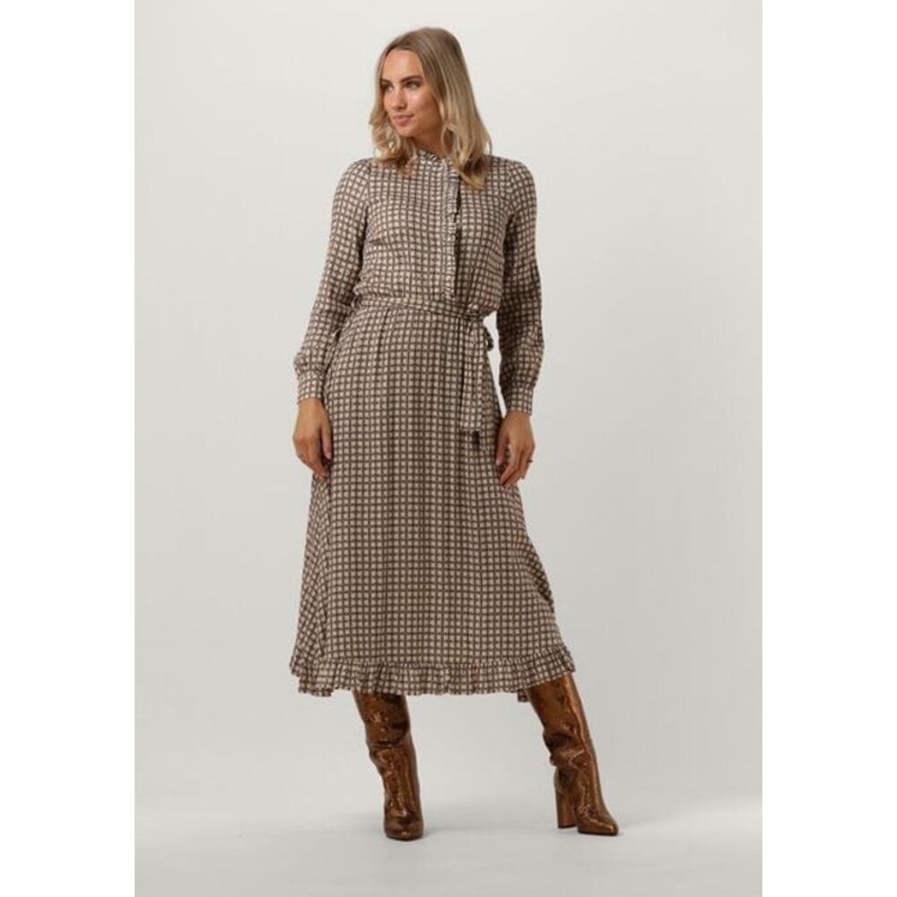 NWT Dea Kudibal Small Midi Dress Adina Abstract Artsy Luxury Formal Collared